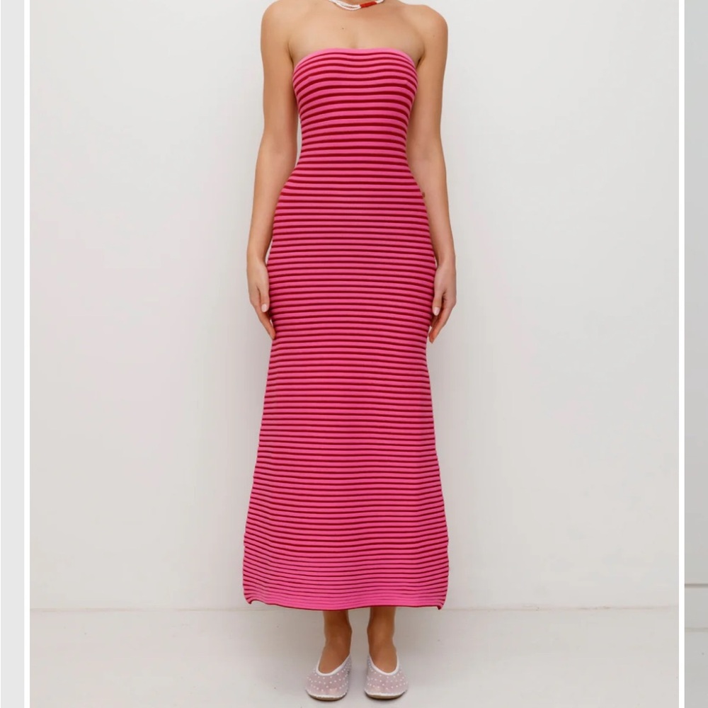 The Wolf Gang Sunmore Knit Maxi Dress NEW